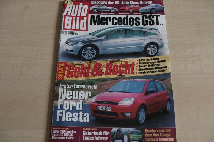 Deckblatt Auto Bild (01/2002)